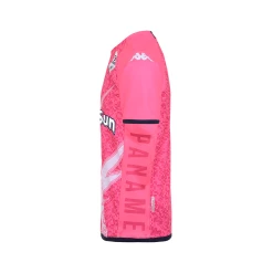 Meilleure vente 💯 Rugby Garçon Kappa Maillot Kombat Home Stade Français Paris 22/23 - Rose - Pour Garçon ROSE 💯 -Le Coq Sportif Magasin de vente 06f85e169dc5469c9b12448142293319