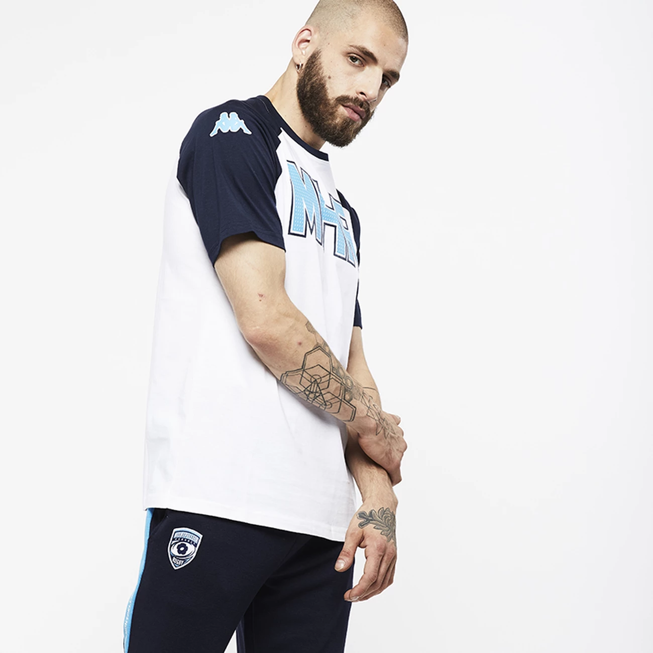 Promo 🌟 Rugby Homme Kappa T-shirt Azzurra Officiel - Blanc - Homme BLANC 🛒 – Image 3