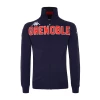 Bon marché 💯 Rugby Garçon Kappa Sweat Col Zippé Eroi Fc Grenoble Rugby - Bleu - Pour Garçon BLEU ⭐