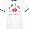 Budget 🤩 TEE 👕 SHIRT MC Homme LE COQ SPORTIF T-shirt FFR 2021-2022 ❤️