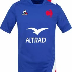 Remise ✔️ MAILLOT Junior LE COQ SPORTIF Maillot Domicile Junior FFR 2021-2022 🌟