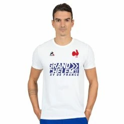 Budget ✨ TEE 👚 SHIRT MC Mixte LE COQ SPORTIF FFR FANWEAR CHELEM 👏