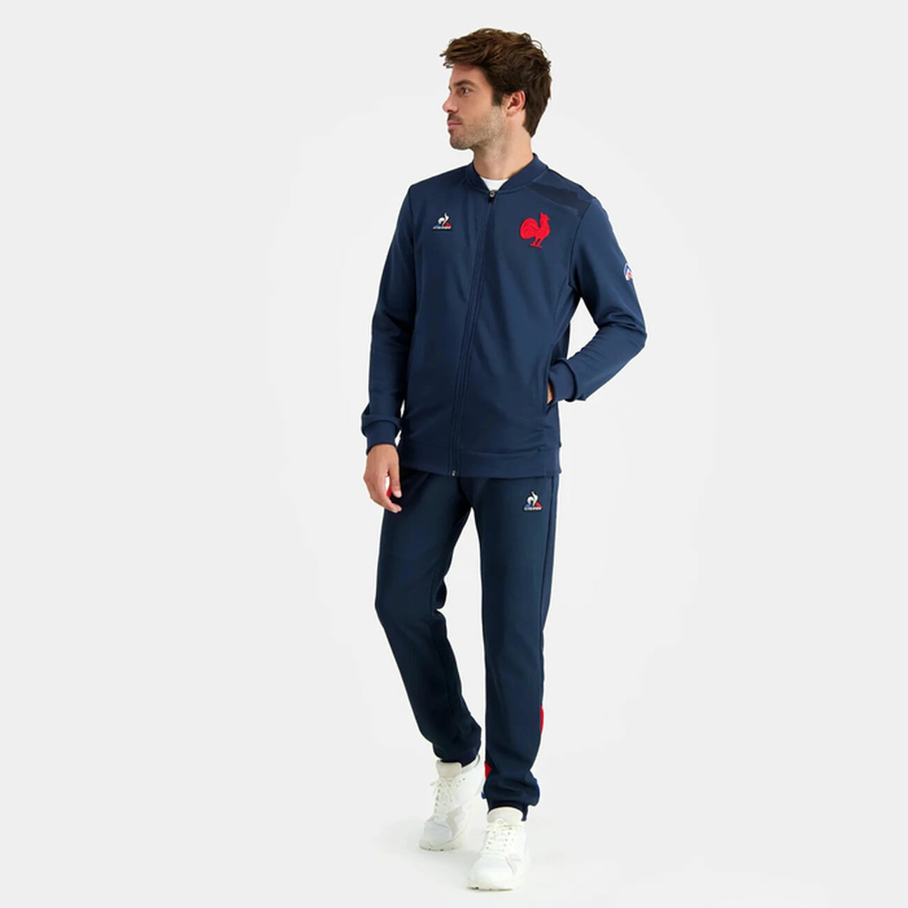 Grosses soldes 🛒 Sweat LE COQ SPORTIF FFR PRES FZ SWEAT 22/23 ✔️ – Image 3