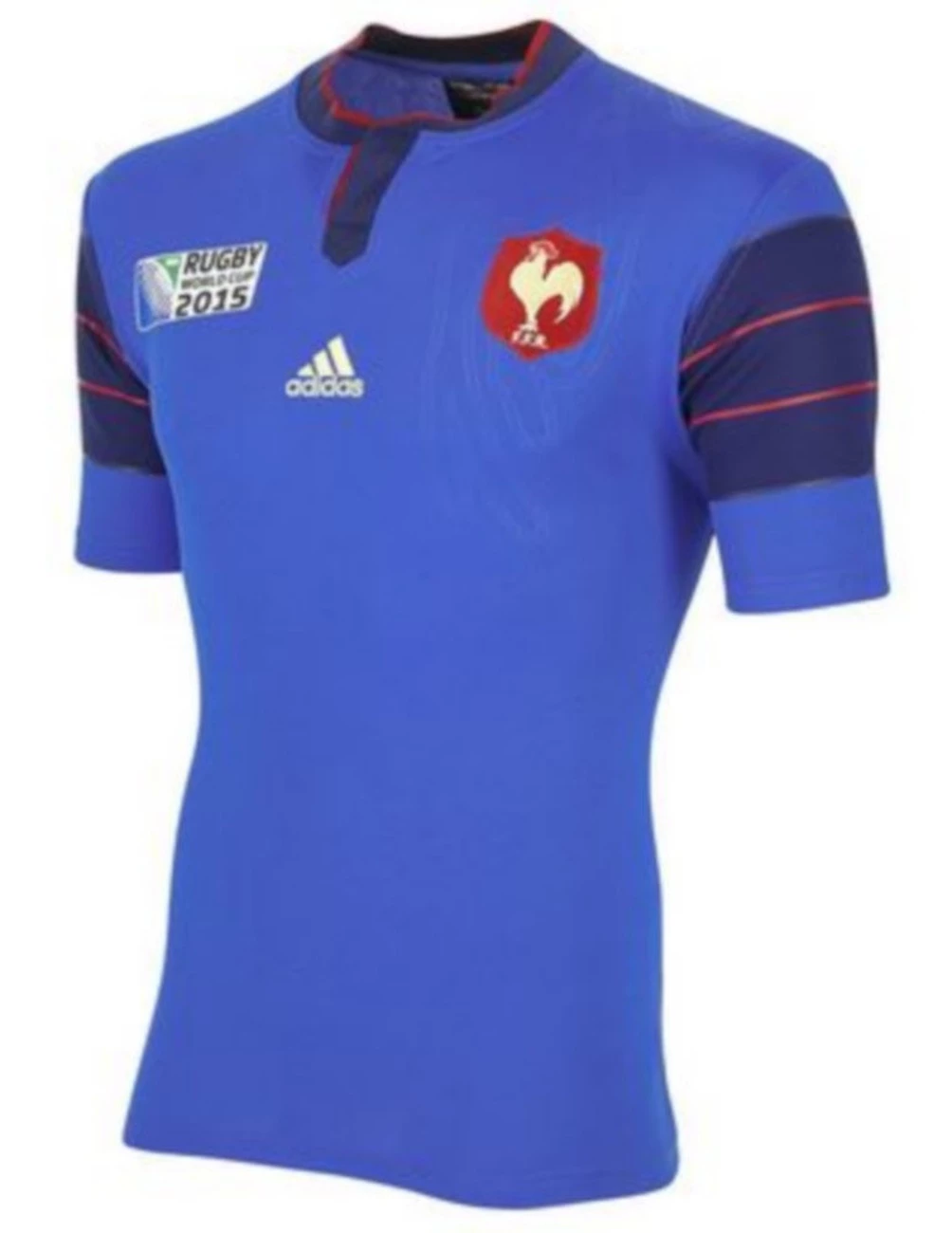 Sortie 🎉 Mode- Lifestyle Homme Adid Maillot Réplica Rugby Xv De France Homme Adidas BLEU 👍 2 Sortie 🎉 Mode- Lifestyle Homme Adid Maillot Réplica Rugby Xv De France Homme Adidas BLEU 👍 – Image 2