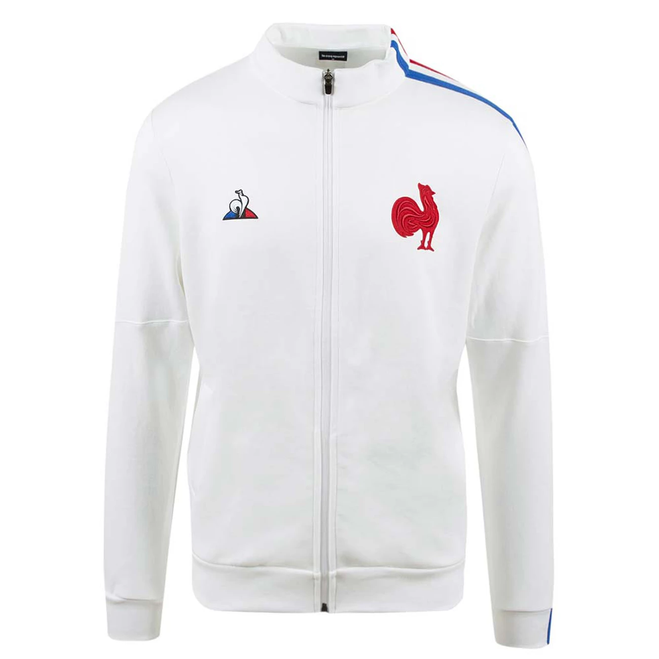 Meilleure vente ✨ Mode- Lifestyle Homme Leco Le Coq Sportif Ffr Presentation Sweat Zip Homme BLANC ⌛ 6 Meilleure vente ✨ Mode- Lifestyle Homme Leco Le Coq Sportif Ffr Presentation Sweat Zip Homme BLANC ⌛ – Image 6