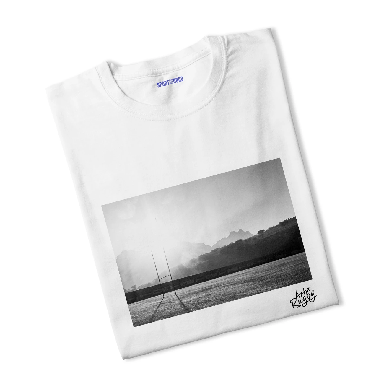 Meilleur prix 🔥 Rugby A Xv Femme Sport Is Good T-shirt Femme Black & White Art X Rugby BLANC 😍 4 Meilleur prix 🔥 Rugby A Xv Femme Sport Is Good T-shirt Femme Black & White Art X Rugby BLANC 😍 – Image 4