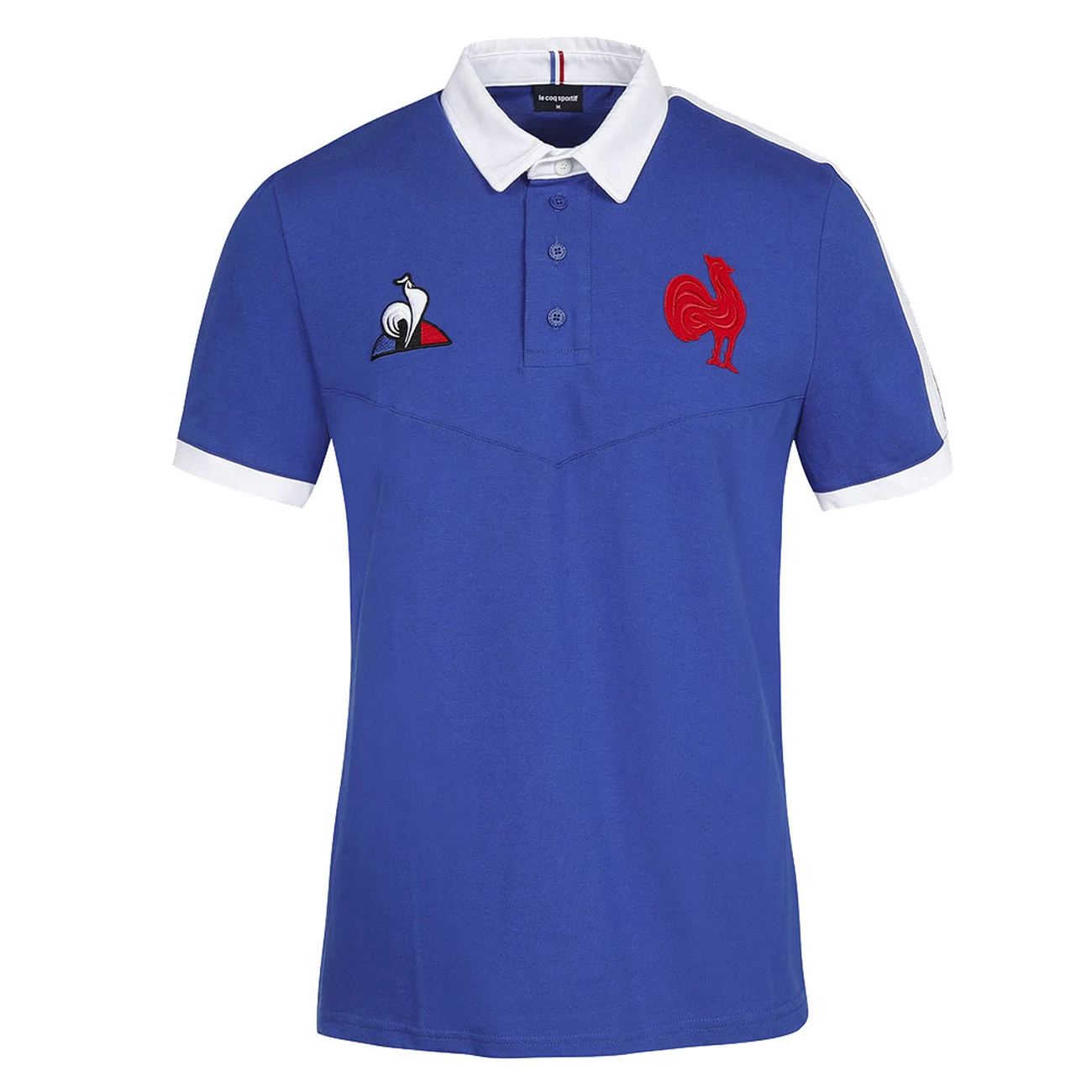 Remise 😍 Mode- Lifestyle Homme Leco Le Coq Sportif Ffr Polo Mc Homme BLEU 🤩 3 Remise 😍 Mode- Lifestyle Homme Leco Le Coq Sportif Ffr Polo Mc Homme BLEU 🤩 – Image 3