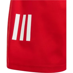 Coupon 🌟 Rugby Enfant Adidas 3 Stripe Sho Y ROUGE ❤️