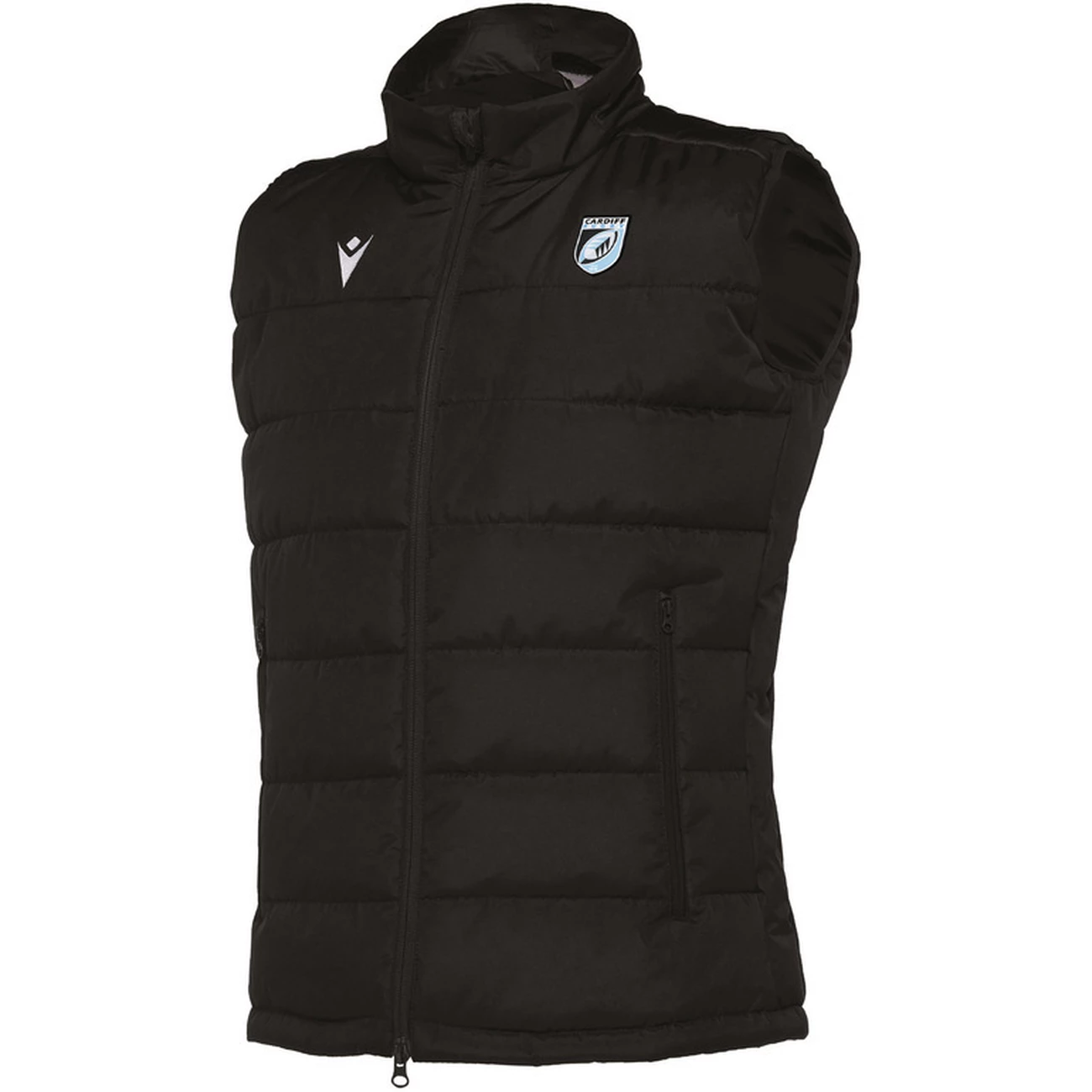 Grosses soldes ❤️ Rugby A Xv Homme Macron Veste Sans Manches Cardiff Blues 2021/22 NOIR 🤩 2 Grosses soldes ❤️ Rugby A Xv Homme Macron Veste Sans Manches Cardiff Blues 2021/22 NOIR 🤩 – Image 2