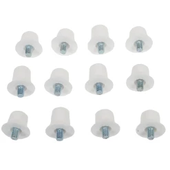 Top 10 💯 Football Uhlsport Crampons Football Nylon Crampons Blanc 13/16mm 🥰