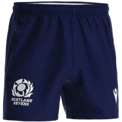 Tout neuf ❤️ Rugby A Xv Homme Macron Short Domicile Écosse 7s 2021/22 BLEU 🧨
