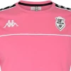 Remise ⌛ Rugby Homme Kappa T-shirt Arari Stade Français Paris - Rose - Pour Homme ROSE 🌟