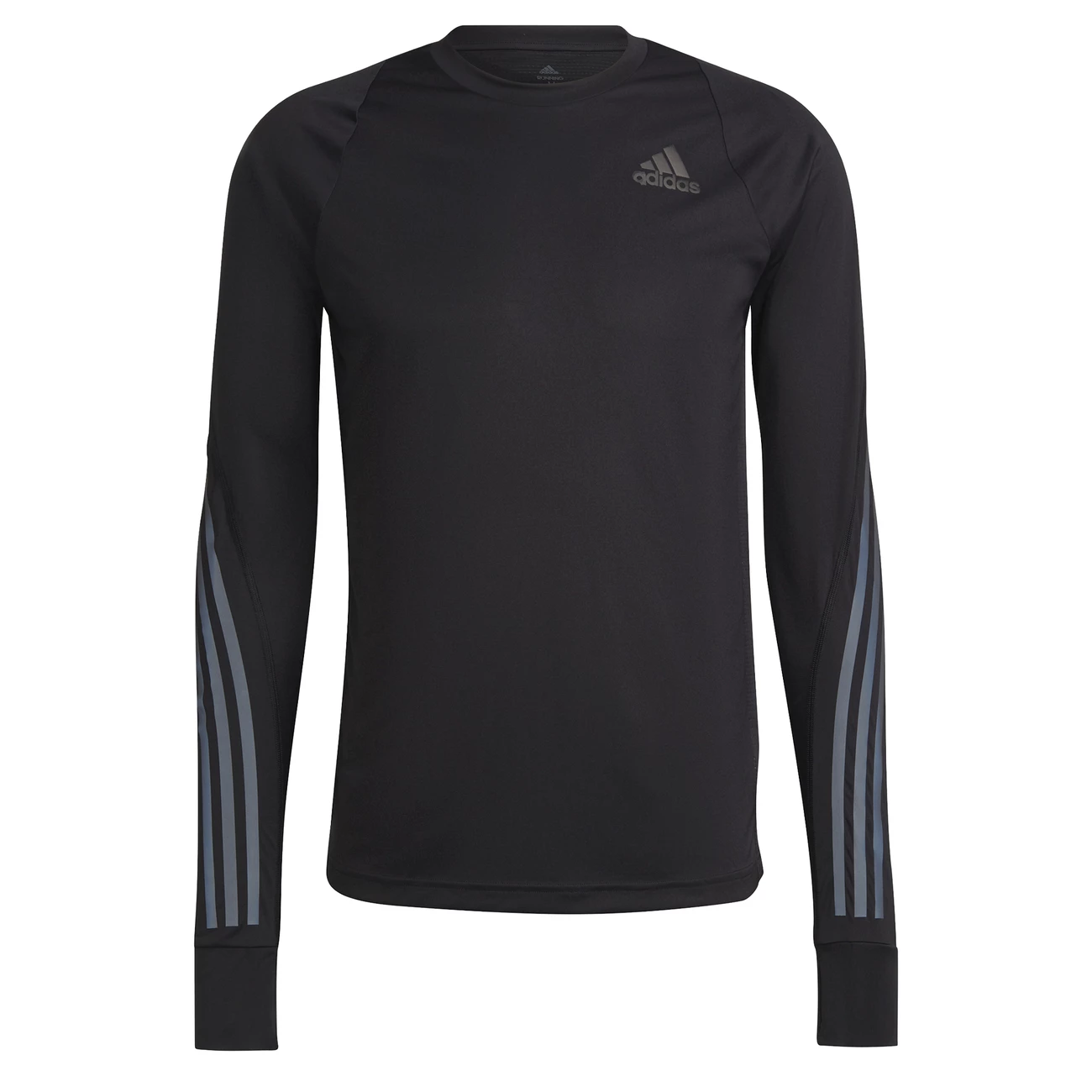 Budget ❤️ Course A Pied Homme Adidas T-shirt Adidas Run Icon Full Reflective 3-stripes NOIR 🌟 1 Budget ❤️ Course A Pied Homme Adidas T-shirt Adidas Run Icon Full Reflective 3-stripes NOIR 🌟