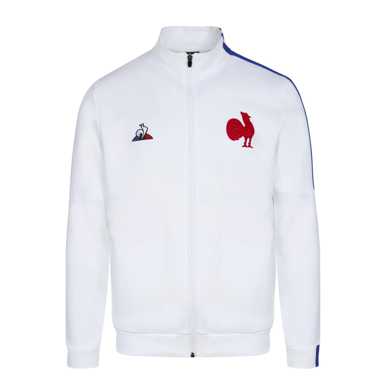Meilleure vente ✨ Mode- Lifestyle Homme Leco Le Coq Sportif Ffr Presentation Sweat Zip Homme BLANC ⌛ 2 Meilleure vente ✨ Mode- Lifestyle Homme Leco Le Coq Sportif Ffr Presentation Sweat Zip Homme BLANC ⌛ – Image 2