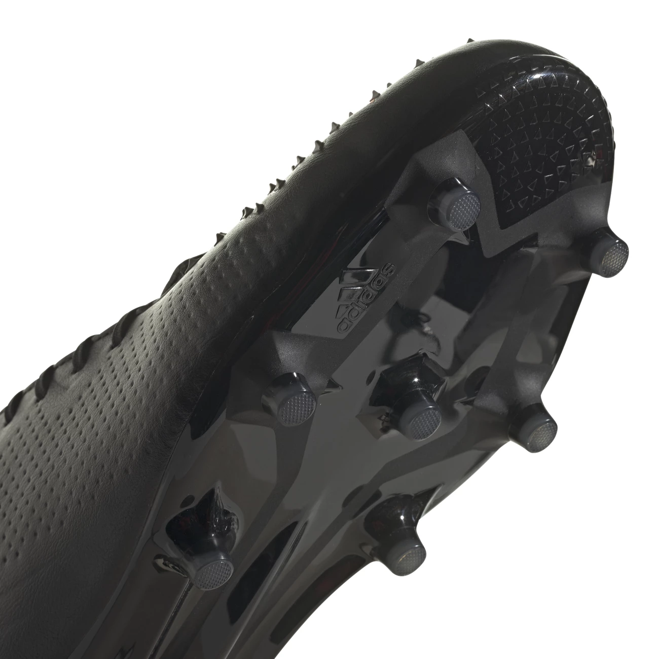 Nouveau ⌛ Rugby A Xv Adulte Adidas Chaussures De Rugby Adidas Predator Malice Fg NOIR 👍 – Image 3