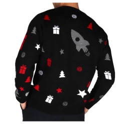 Alternative view of Le moins cher 👍 Rugby Homme Stade Toulousain Pull De Noël 2021 Stade Toulousain - Adulte NOIR 🎁