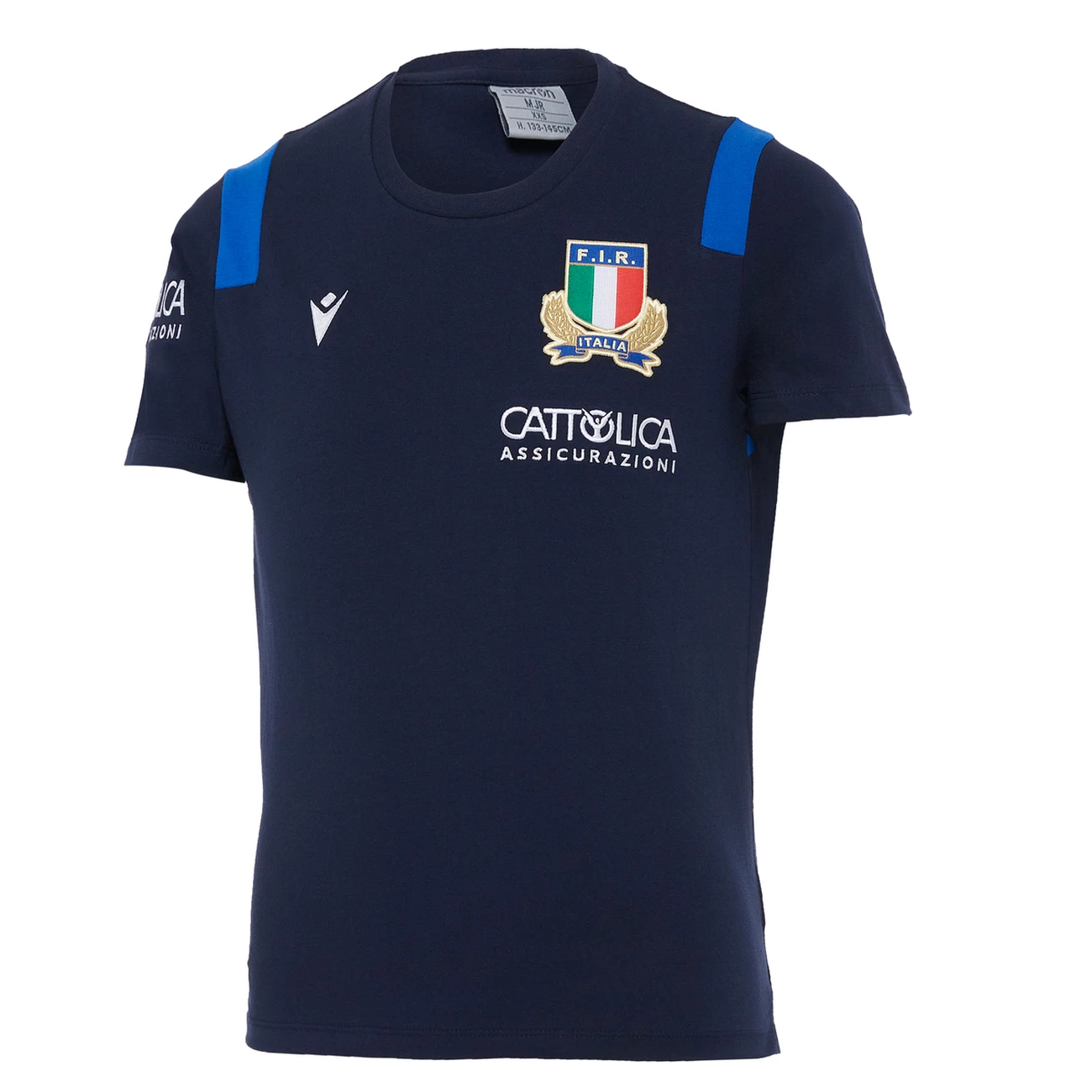Acheter 🌟 Rugby A Xv Enfant Macron Maillot Enfant Voyage Italie Rugby 2020/21 BLEU 👍 – Image 6