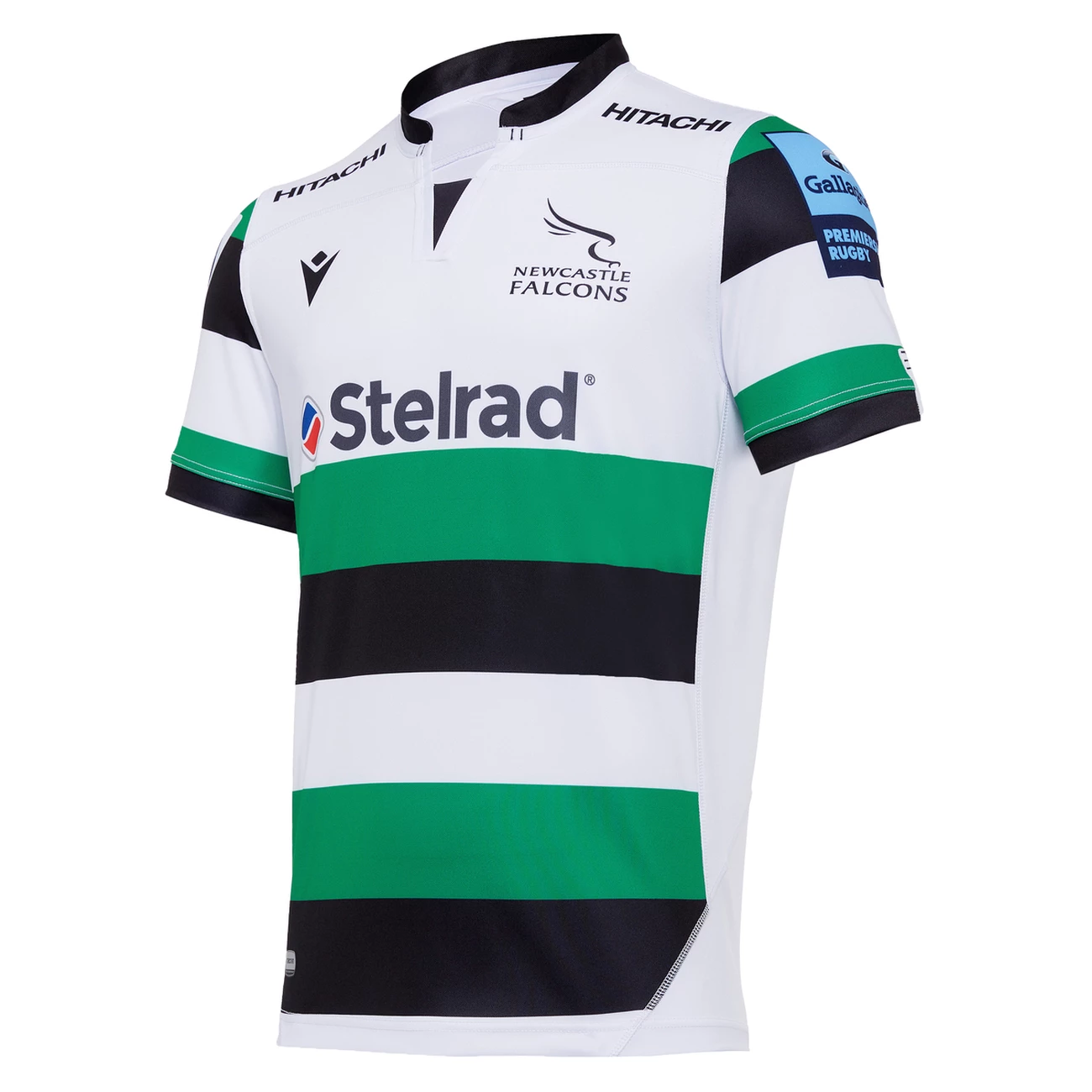 De gros 🎉 Rugby A Xv Homme Macron Maillot Extérieur Newcastle Falcons 2020/21 BLANC 😀 – Image 4