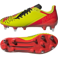 Tout neuf 🎁 Rugby A Xv Adulte Adidas Chaussures Adidas Predator Malice Sg JAUNE 🔔