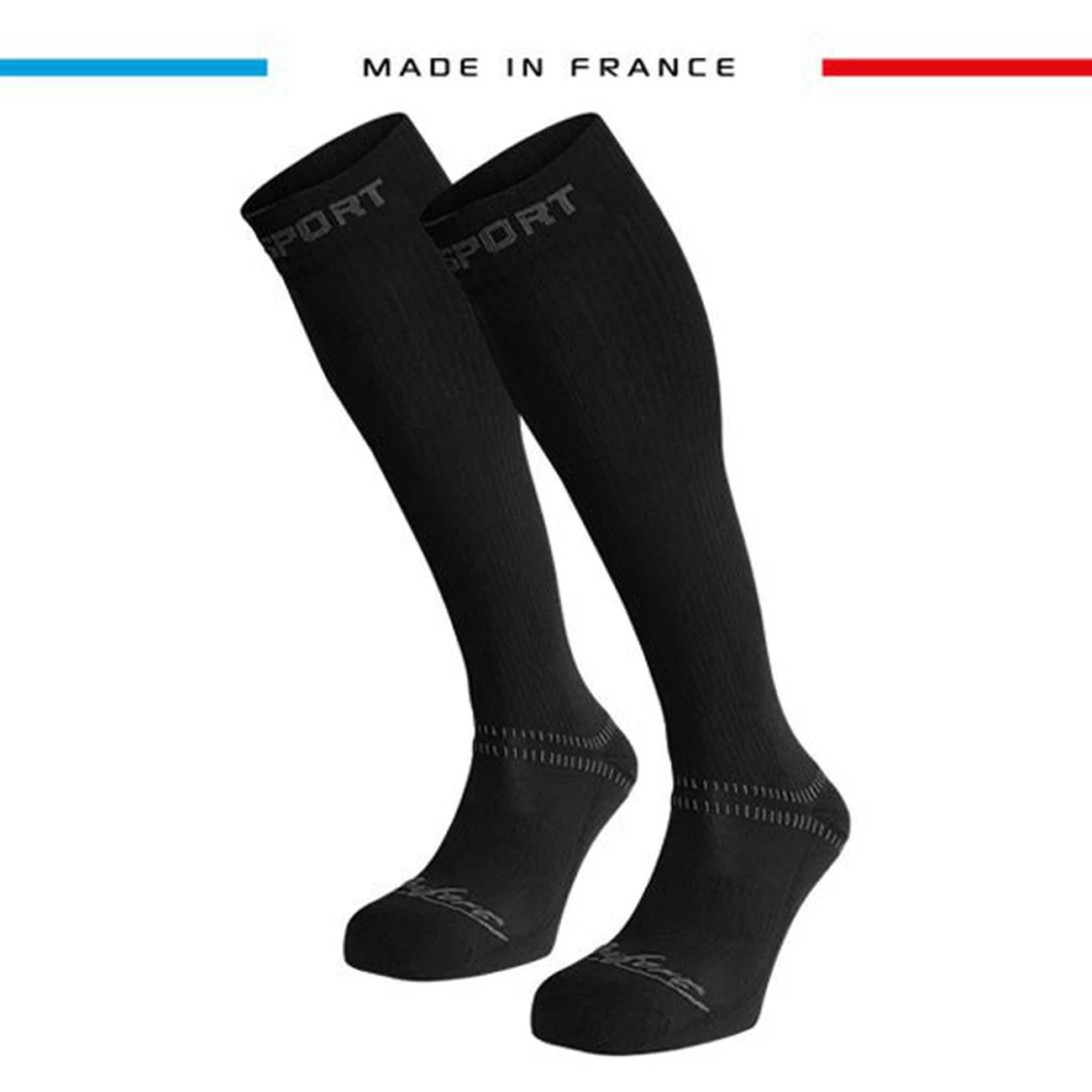 Le moins cher 🌟 Fitness Adulte Bv Sport Chaussettes De Récupération Bv Sport Confort Evo NOIR 😀 6 Le moins cher 🌟 Fitness Adulte Bv Sport Chaussettes De Récupération Bv Sport Confort Evo NOIR 😀 – Image 6