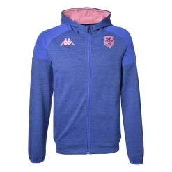 De gros ✨ Rugby Garçon Kappa Sweat Zippé Venezia Stade Français Paris - Bleu - Pour Garçon BLEU 🔔