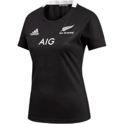 Tout neuf 😍 Rugby A Xv Femme Adidas Maillot Domicile Femme All Blacks 2019/20 NOIR 🤩