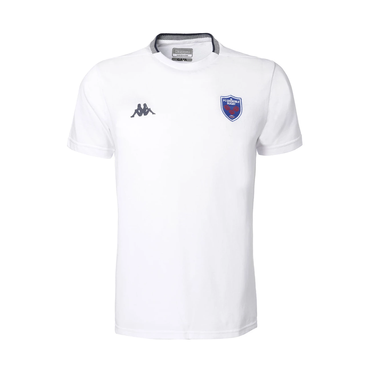 Promo 🎁 Rugby Homme Kappa T-shirt Angelico Fc Grenoble Rugby - Blanc - Pour Homme BLANC 🛒 3 Promo 🎁 Rugby Homme Kappa T-shirt Angelico Fc Grenoble Rugby - Blanc - Pour Homme BLANC 🛒 – Image 3
