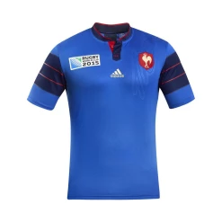 Sortie 🎉 Mode- Lifestyle Homme Adid Maillot Réplica Rugby Xv De France Homme Adidas BLEU 👍