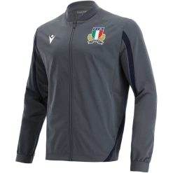 Vente flash 🌟 Rugby A Xv Adulte Macron Sweatshirt Italie Rugby 2021/22 GRIS ✨