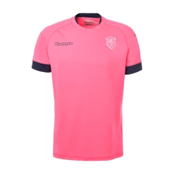 Coupon 🛒 Rugby Homme Kappa Maillot Molise Stade Français Paris - Rose - Pour Homme BLEU 💯