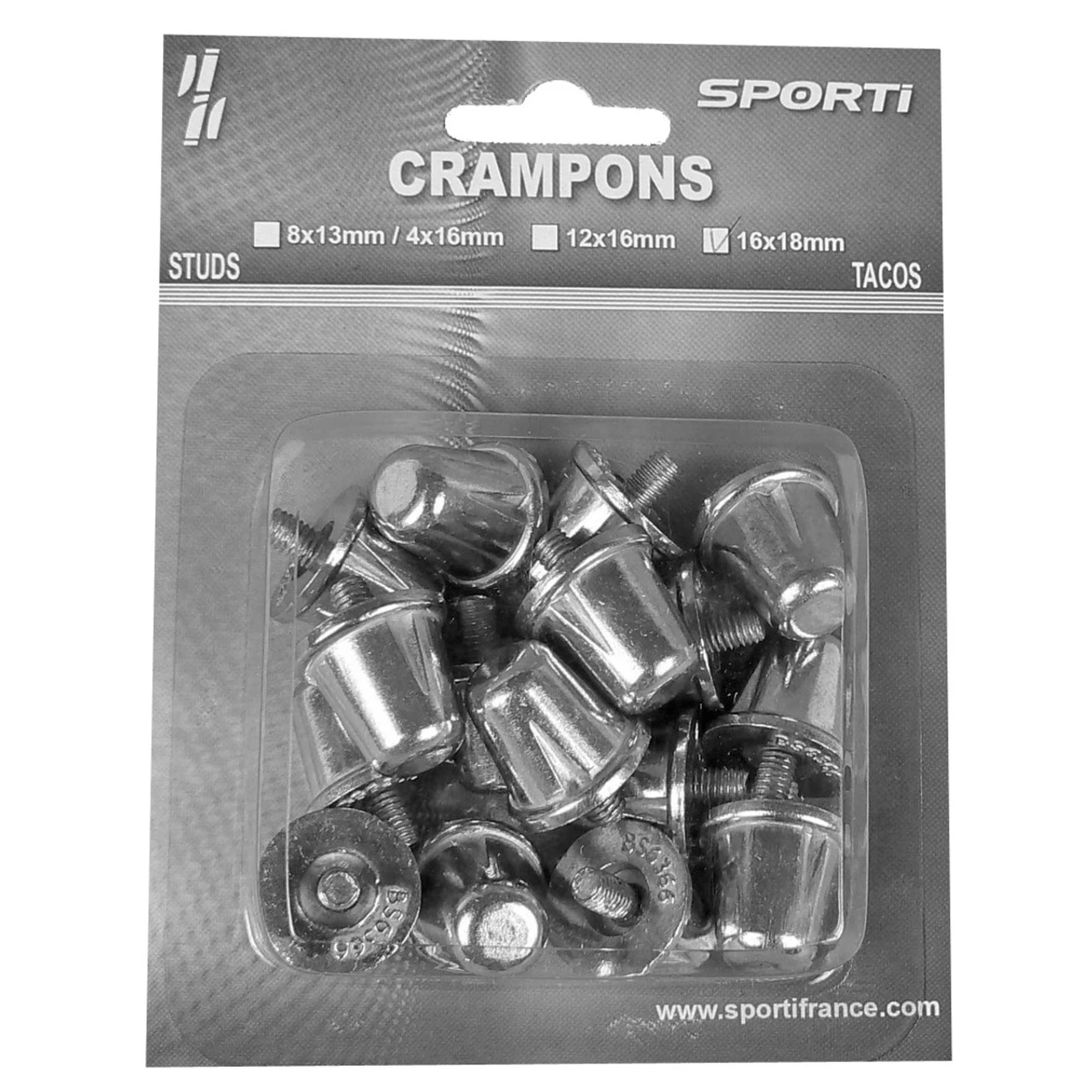 Tout neuf 🔔 Rugby A Xv Adulte Sporti France Crampons Coniques Rugby Blister De 16 Crampons Alu/18 Mm Sporti France GRIS 🤩 – Image 2