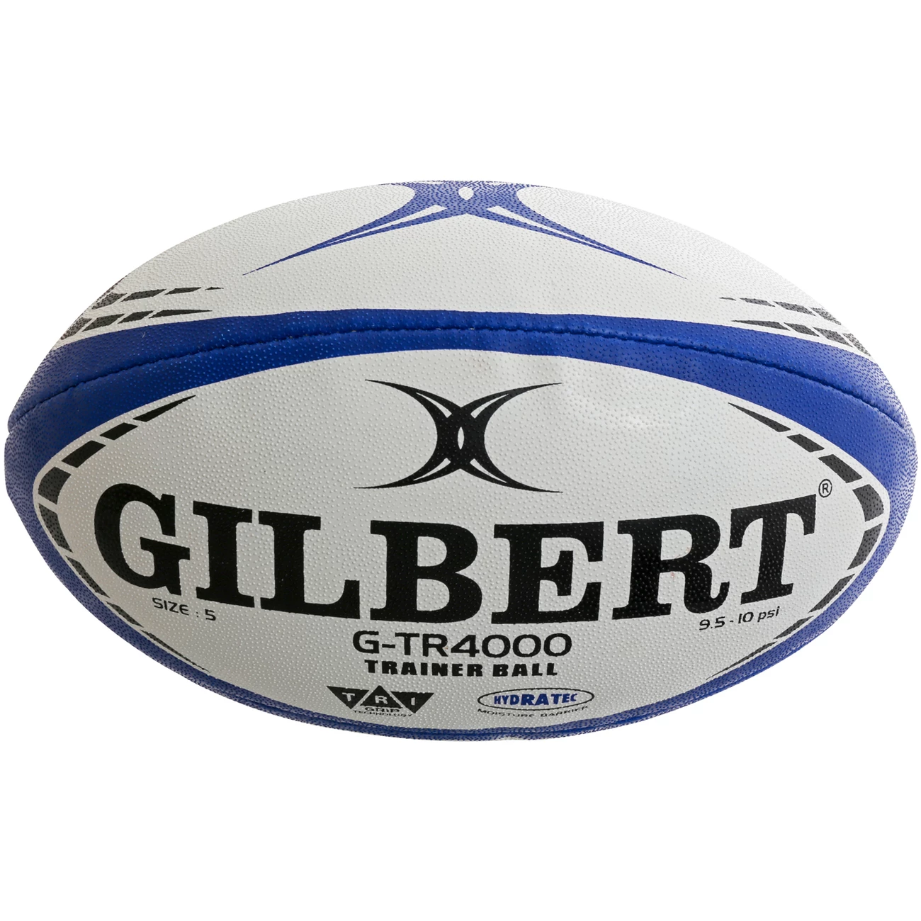 Tout neuf 🛒 Rugby A Xv Gilbert Ballon De Rugby Gilbert G-tr4000 Trainer (taille 4) BLANC 🧨 – Image 2