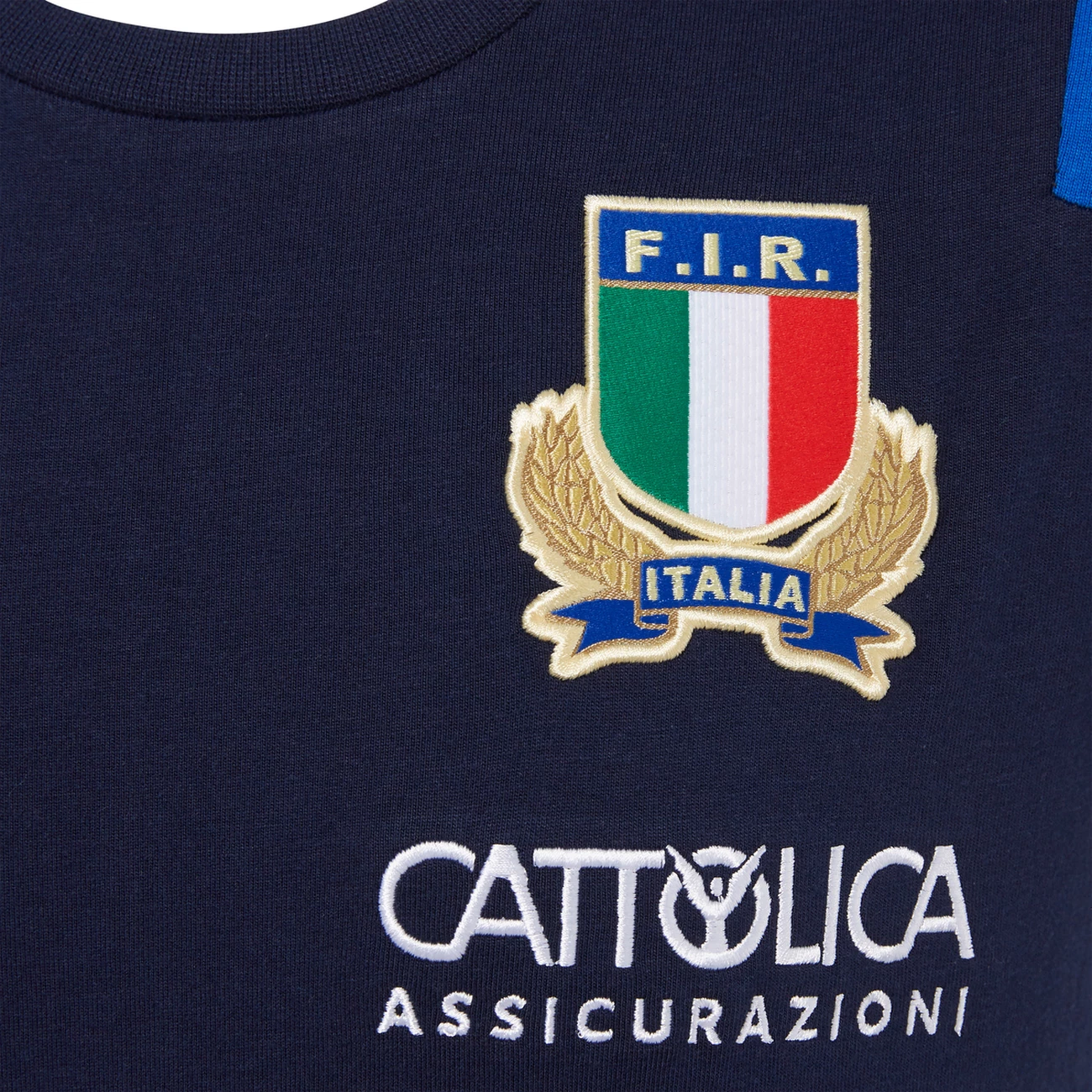 Acheter 🌟 Rugby A Xv Enfant Macron Maillot Enfant Voyage Italie Rugby 2020/21 BLEU 👍 – Image 5